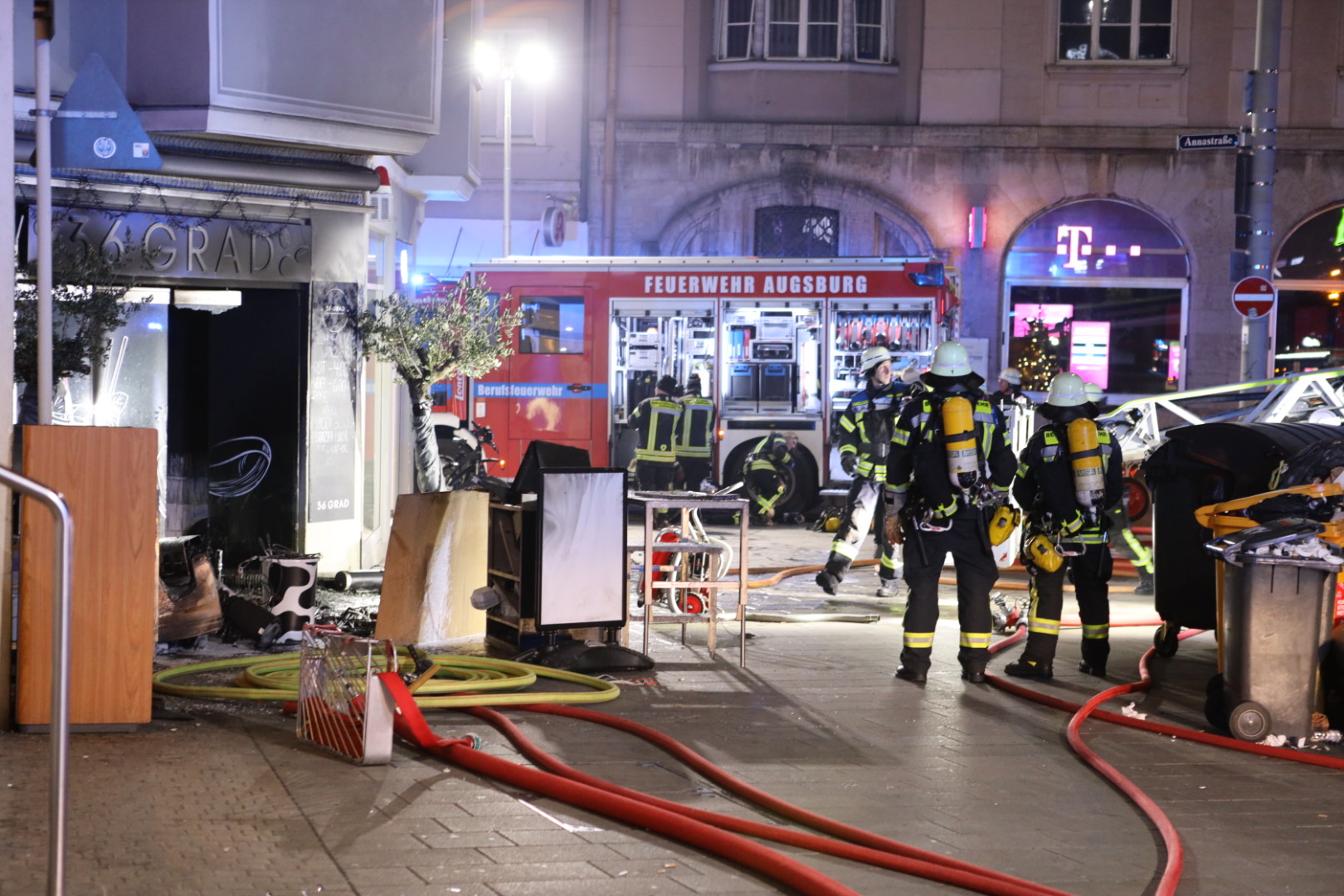 Feuer in Café am Augsburger Königsplatz ausgebrochen | Presse Augsburg