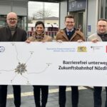Runderneuerter Bahnhof in Nördlingen wird eröffnet