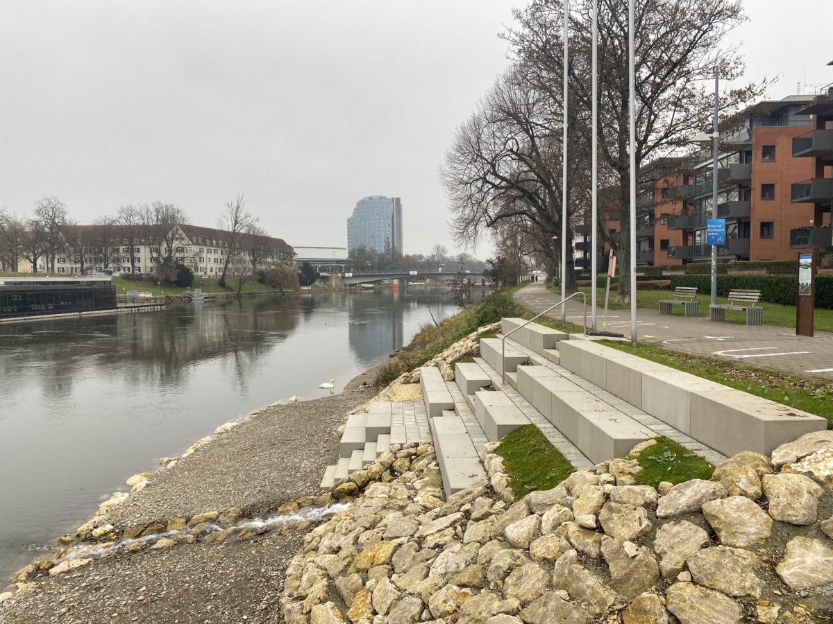Mehr Aufenthaltsqualität an der Donau in Neu-Ulm