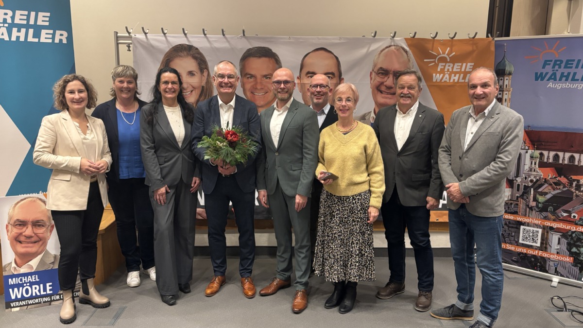 Michael Wörle führt Freie Wähler Augsburg in den Bundestagswahlkampf