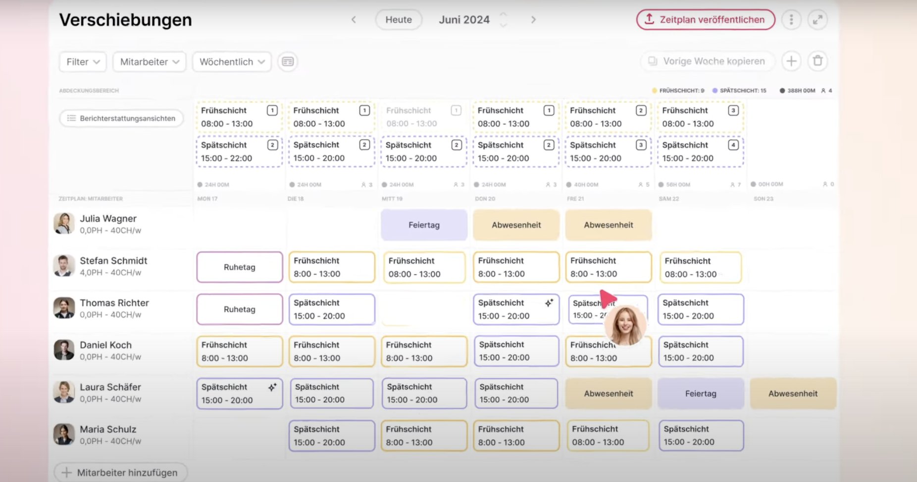 Einen Schichtplan erstellen, der alle glücklich macht 