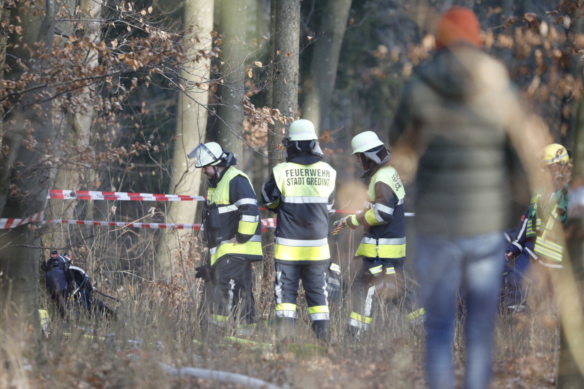 Hubschrauberabsturz in Bayern: Zwei Menschen sterben nahe Greding