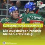 Klassenerhalt geschafft! Augsburger Panther bleiben erstklassig