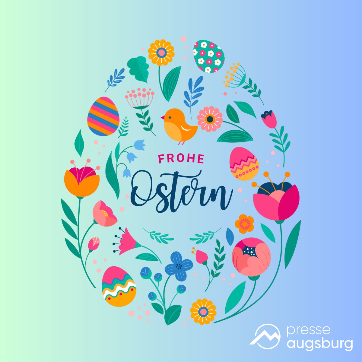 Presse Augsburg wünscht 🐣 Frohe Ostern! 🐇🌷