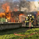 Vereinsheim in Vollbrand – Großeinsatz für Feuerwehr in Augsburg