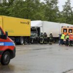 Augsburg | Schwerer LKW-Unfall auf der Stuttgarter Straße bei Ikea – ein Verletzter