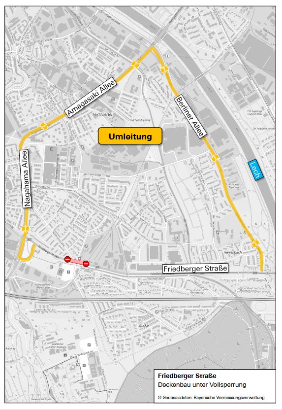 Augsburg | Bauarbeiten in der Friedberger Straße - Bushaltestellen und Fahrbahn werden erneuert 3 Augsburg | Bauarbeiten In Der Friedberger Straße - Bushaltestellen Und Fahrbahn Werden Erneuert