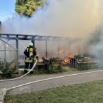 Größerer Brand an Schule in Augsburg-Pfersee