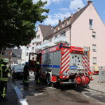 Augsburg | Zimmerbrand in der Dußmannstraße: Feuerwehr im Einsatz