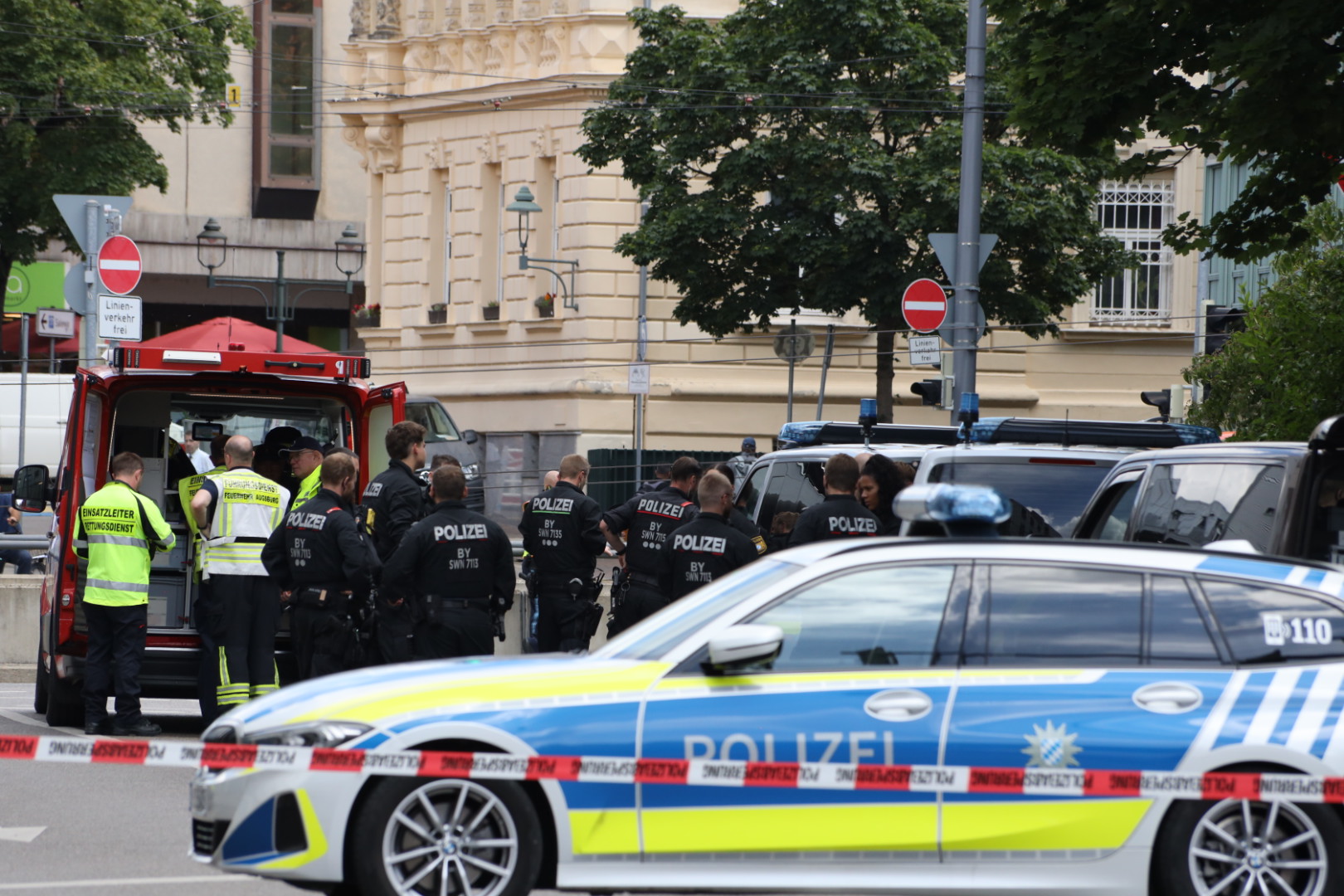 Nach Bombendrohung gegen Augsburger Hotel | Polizei verhaftet 47-jährigen Tatverdächtigen