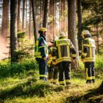 Großübung im Mertinger Forst: | Feuerwehr trainiert den Ernstfall eines Waldbrandes