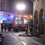 Brand in Augsburger Innenstadt: Feuerwehr löscht Trafostation im Keller