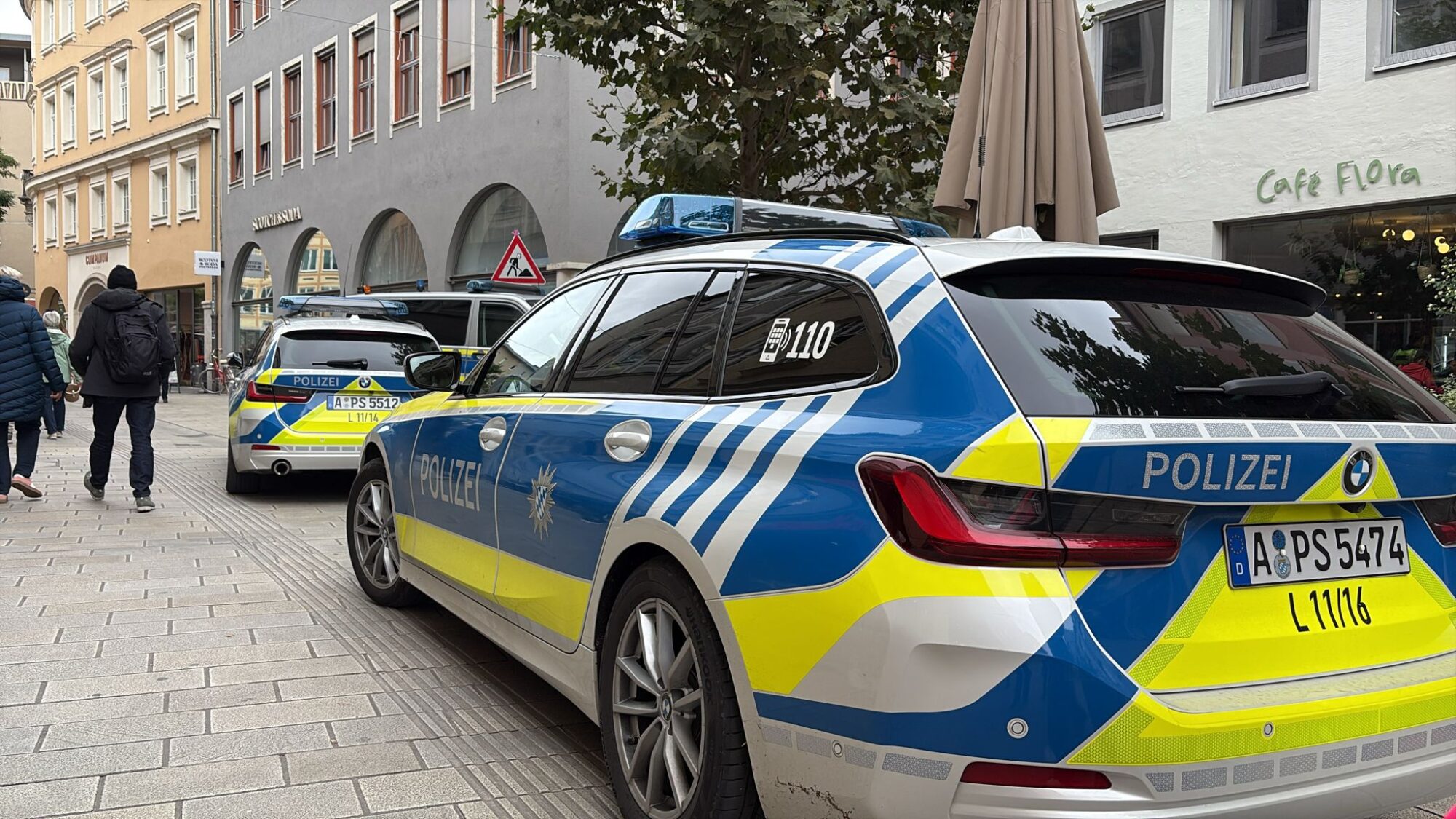 Polizeieinsatz in Augsburger Innenstadt: 24-Jähriger festgenommen
