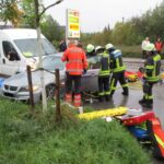 Schwerer Verkehrsunfall in Haunstetten – Person aus Fahrzeug befreit