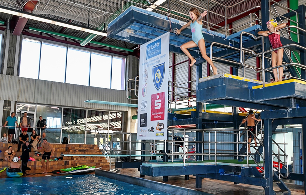 Augsburg schwimmt für UNICEF – Benefizschwimmen am 19. Oktober 2025