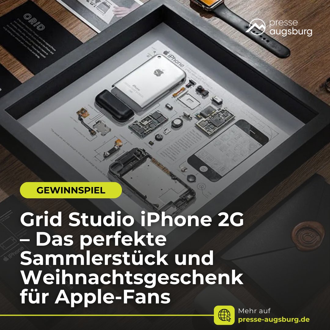 Gewinnspiel: Grid Studio iPhone 2G – Das perfekte Sammlerstück und Weihnachtsgeschenk für Apple-Fans