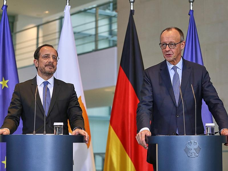 Merz Spricht Mit Zyperns Präsidenten Über Eu-Ratspräsidentschaft