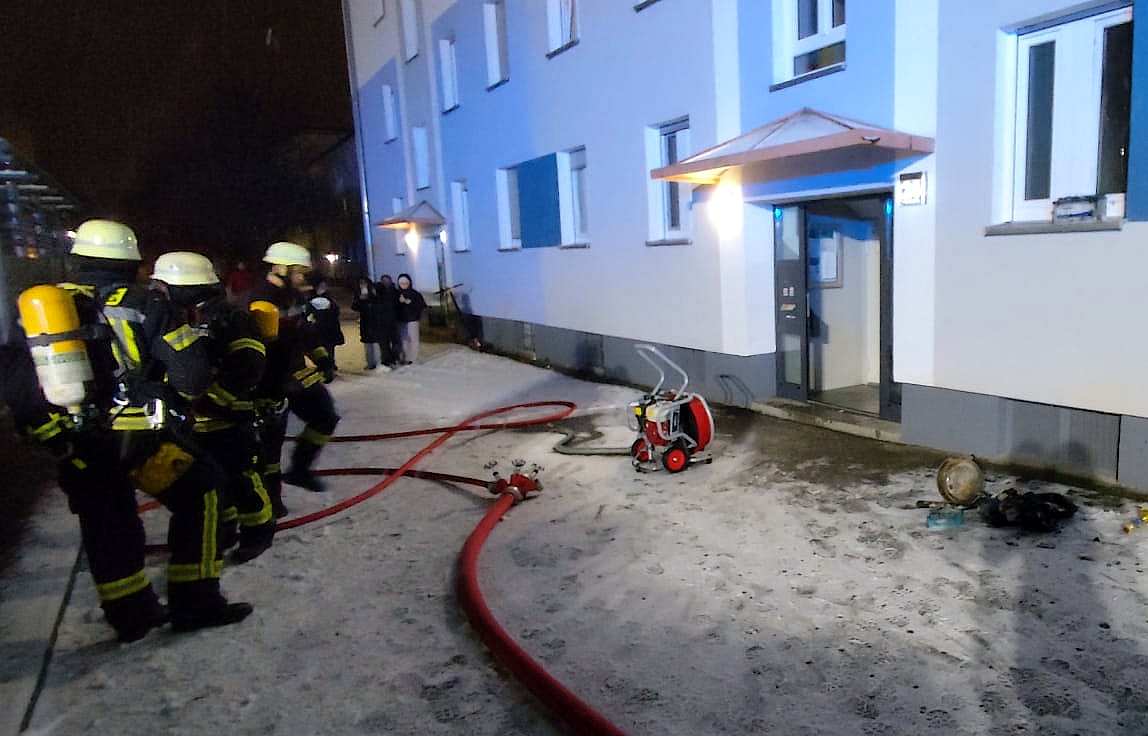 Wohnungsbrand in Augsburg-Oberhausen