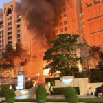 Luxushotel auf Dubais „The Palm“ nach Raketenangriff in Brand geraten
