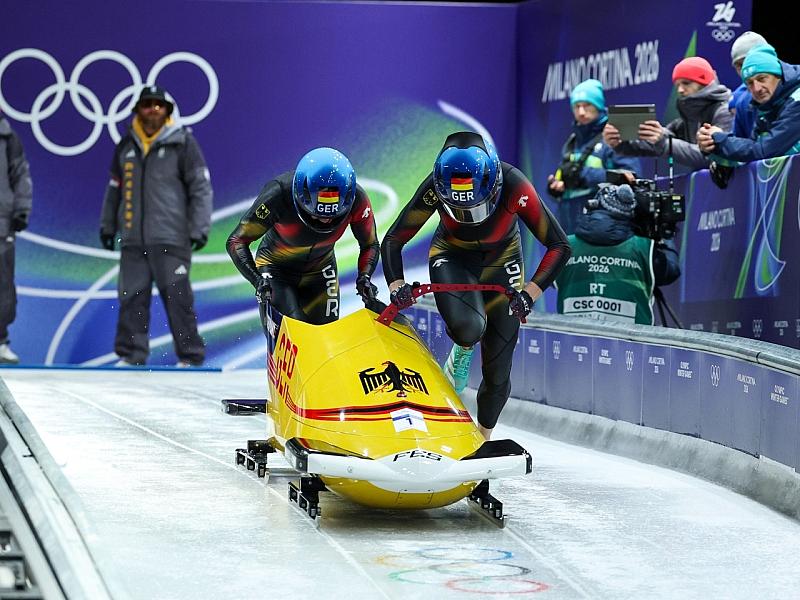 Olympia: Gold und Silber für Deutschland im Zweierbob