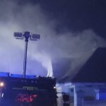 Brand in leerstehendem Gebäude in Augsburg-Oberhausen