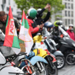 Augsburg rollt wieder | Classic Roller Corso vor FCA-Heimspiel gegen Frankfurt
