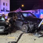 Heftiger Verkehrsunfall in Augsburg-Oberhausen
