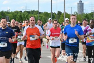 14.000 Teilnehmer sorgen für großes Sportfest beim Augsburger Firmenlauf