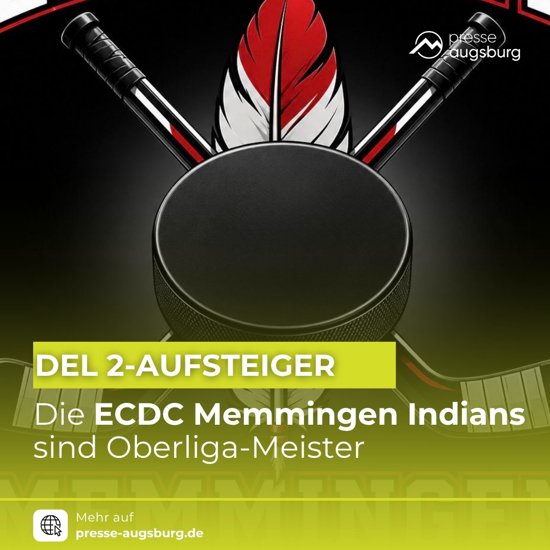 DEL2-Aufsteiger | Die ECDC Memmingen Indians sind Oberliga-Meister
