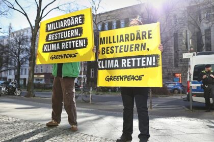 Greenpeace kritisiert wachsende Zahl an Superreichen