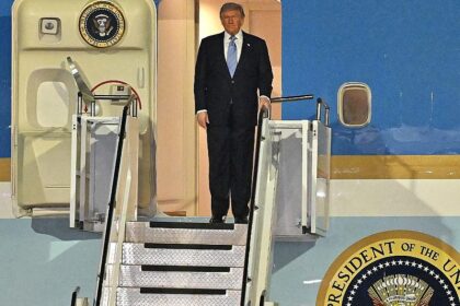 Trump zu Staatsbesuch in China eingetroffen