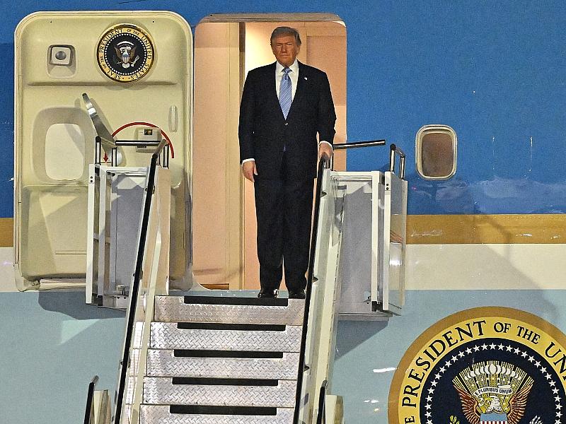 Trump zu Staatsbesuch in China eingetroffen