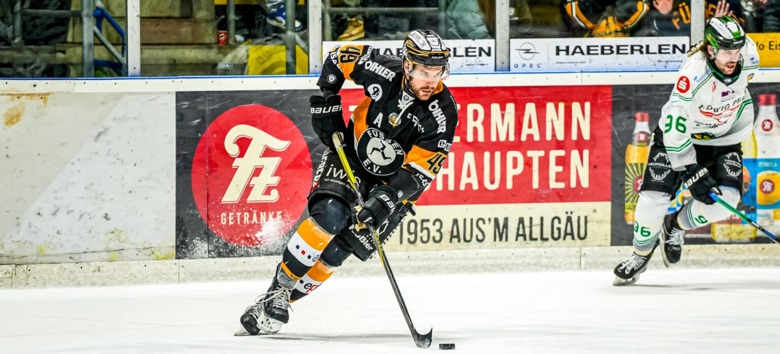 EV Füssen verlängert mit Felix Linden