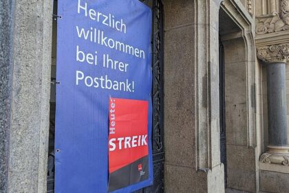 Verdi weitet Warnstreiks bei Deutscher Telekom und Postbank aus