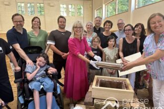 Galerie | Grundstein für das Kinderhospiz Brückenhaus in Stadtbergen gelegt