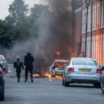 Ausschreitungen in Belfast nach Protesten gegen Messerangriff