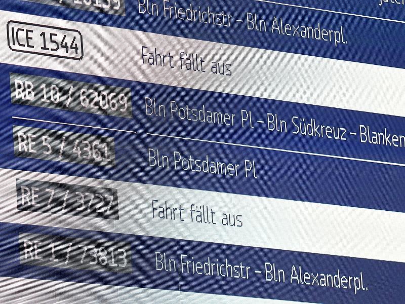 Bahn-Pünktlichkeit im Juni auf historischem Tief