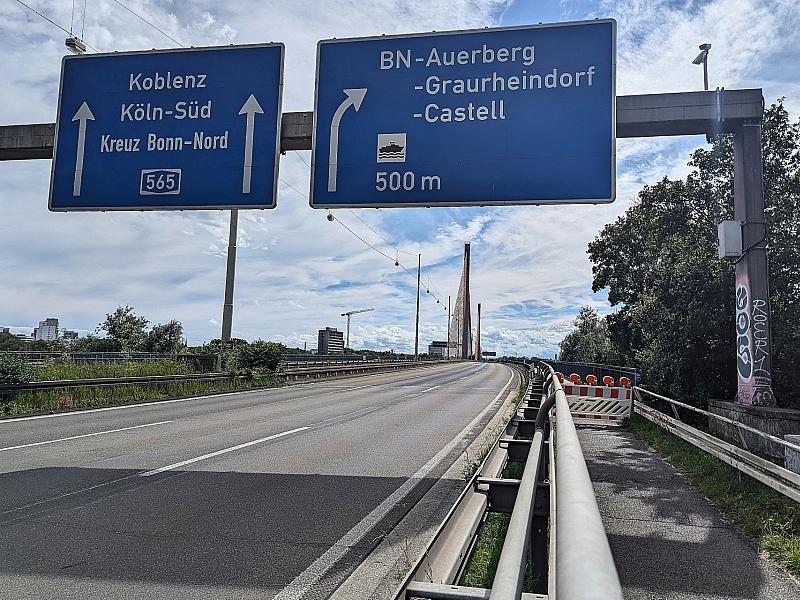 Bonner Nordbrücke wird nicht wieder freigegeben