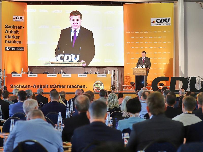 CDU Sachsen-Anhalt läutet auf Parteitag heiße Wahlkampfphase ein
