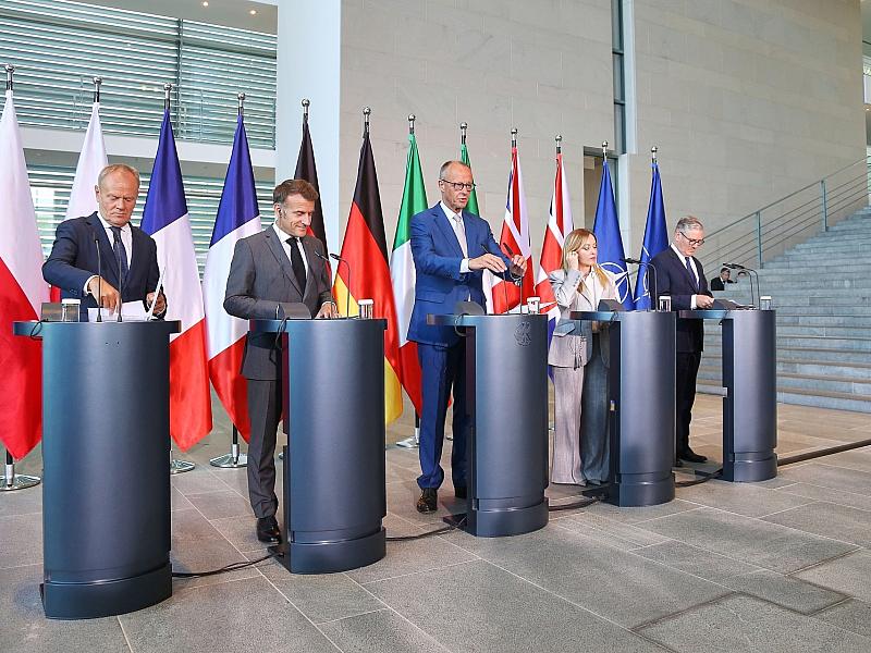 E5-Staaten demonstrieren Geschlossenheit vor Nato-Gipfel