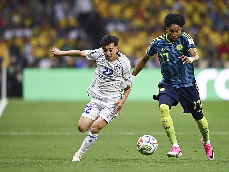 Fußball-WM: Kolumbien siegt 3:1 gegen WM-Debütant Usbekistan