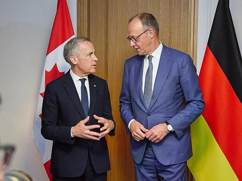 Merz startet letzten G7-Gipfeltag mit Treffen mit Carney