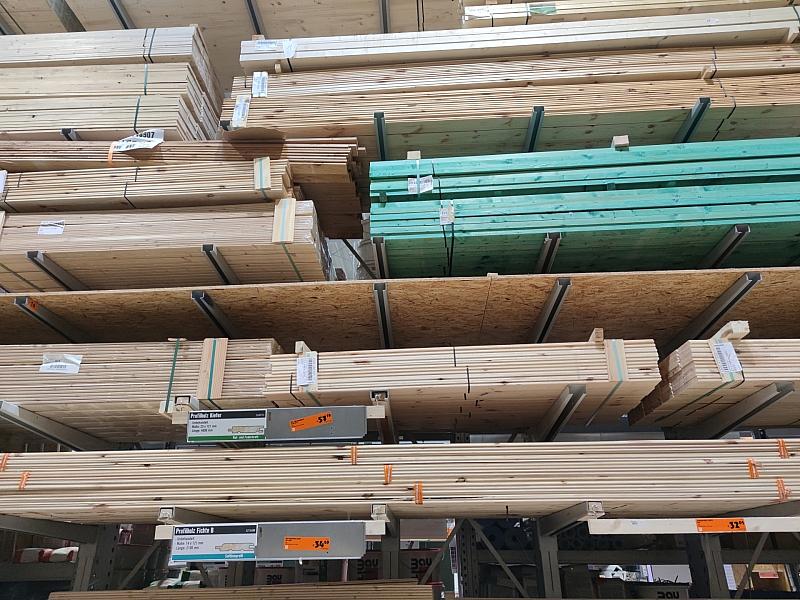 Preise für viele Baumaterialien deutlich gestiegen