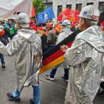 Rund Tausend Teilnehmer bei Stahldemo in Berlin