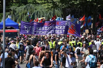 Tausende bei Anti-G7-Protest in Genf