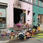 Explosionen und Brand in der Kemptener Innenstadt