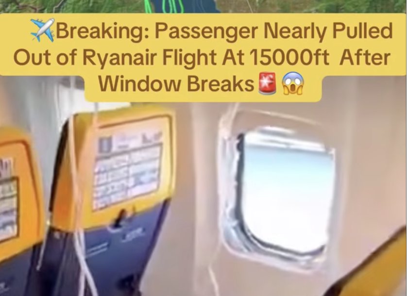 Zwischenfall auf Ryanair-Flug nach Memmingen: Fensterscheibe beschädigt – Passagier schwer verletzt