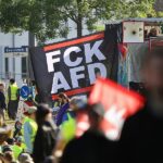 Massive Proteste gegen AfD-Parteitag in Erfurt
