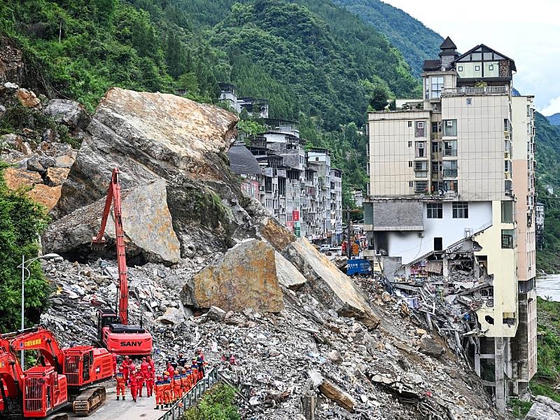 Mehrere Tote nach Erdrutsch im Westen Chinas