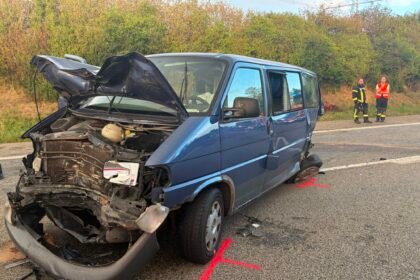Fünf Verletzte bei schwerem Unfall auf der A7 bei Dietmannsried